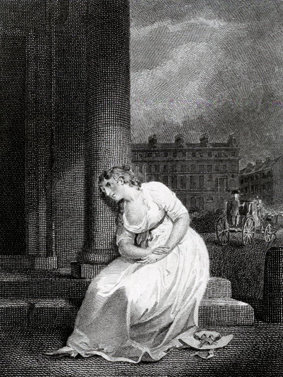Illustration till Du Roverays utgåva av Oliver Goldsmiths dikt "The Deserted Village", 1800 av Francis Wheatley
