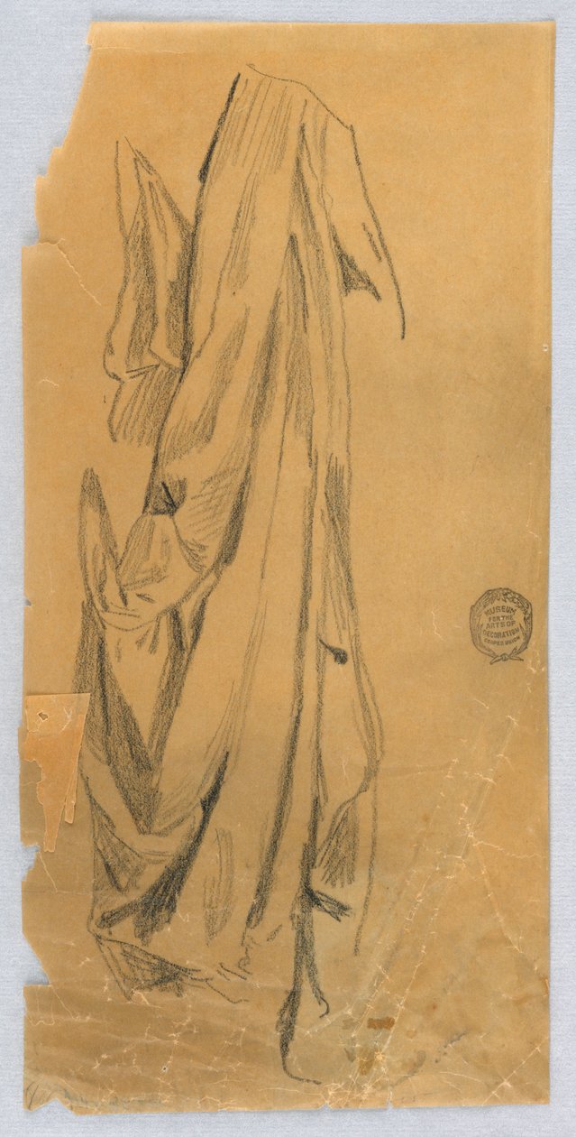 Draperistudie av Francis Augustus Lathrop