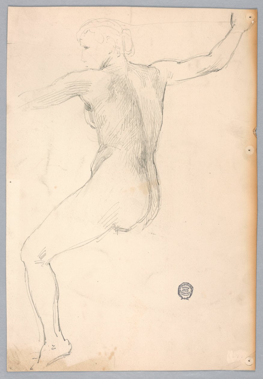 Skiss för "Natt" av Francis Augustus Lathrop
