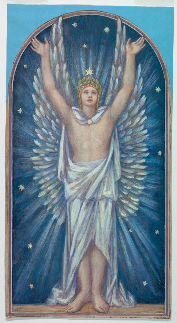 Studera för figur av Francis Augustus Lathrop