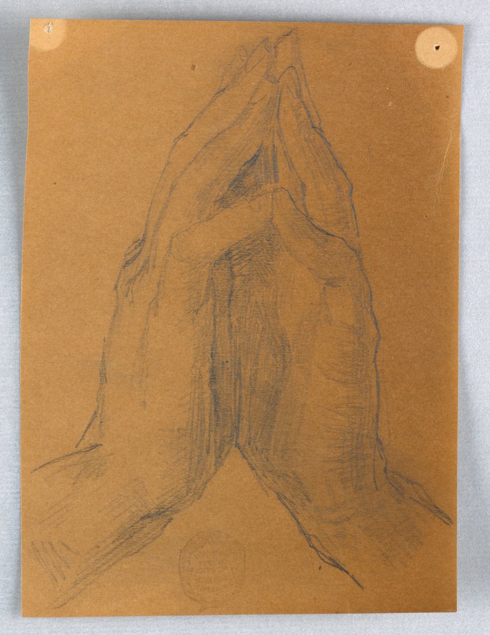 Studie av händer av Francis Augustus Lathrop