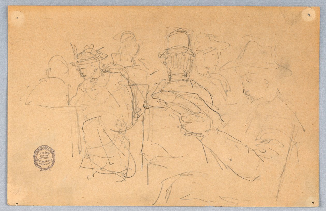 Tågpassagerare av Francis Augustus Lathrop