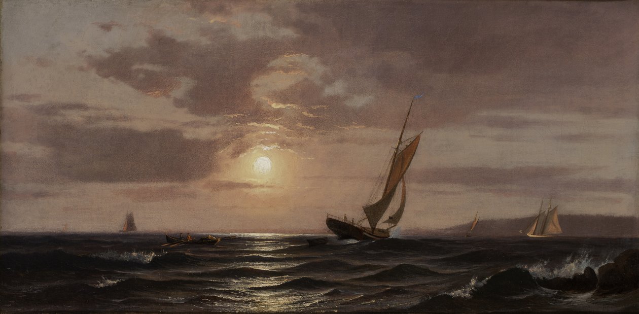 Eftermiddagssön, ca. 1880 av Francis Augustus Silva
