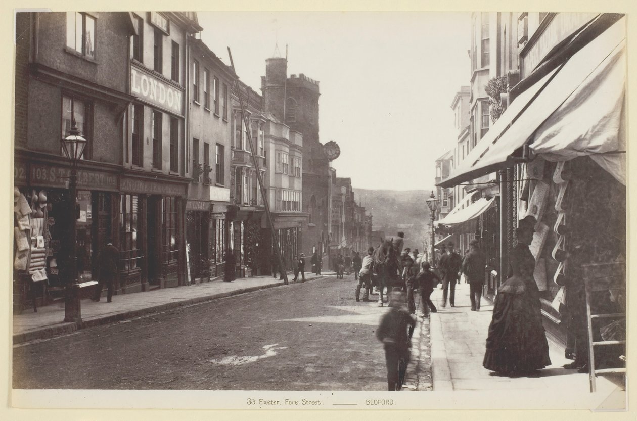 33. Exeter, Fore Street, 186094. av Francis Bedford