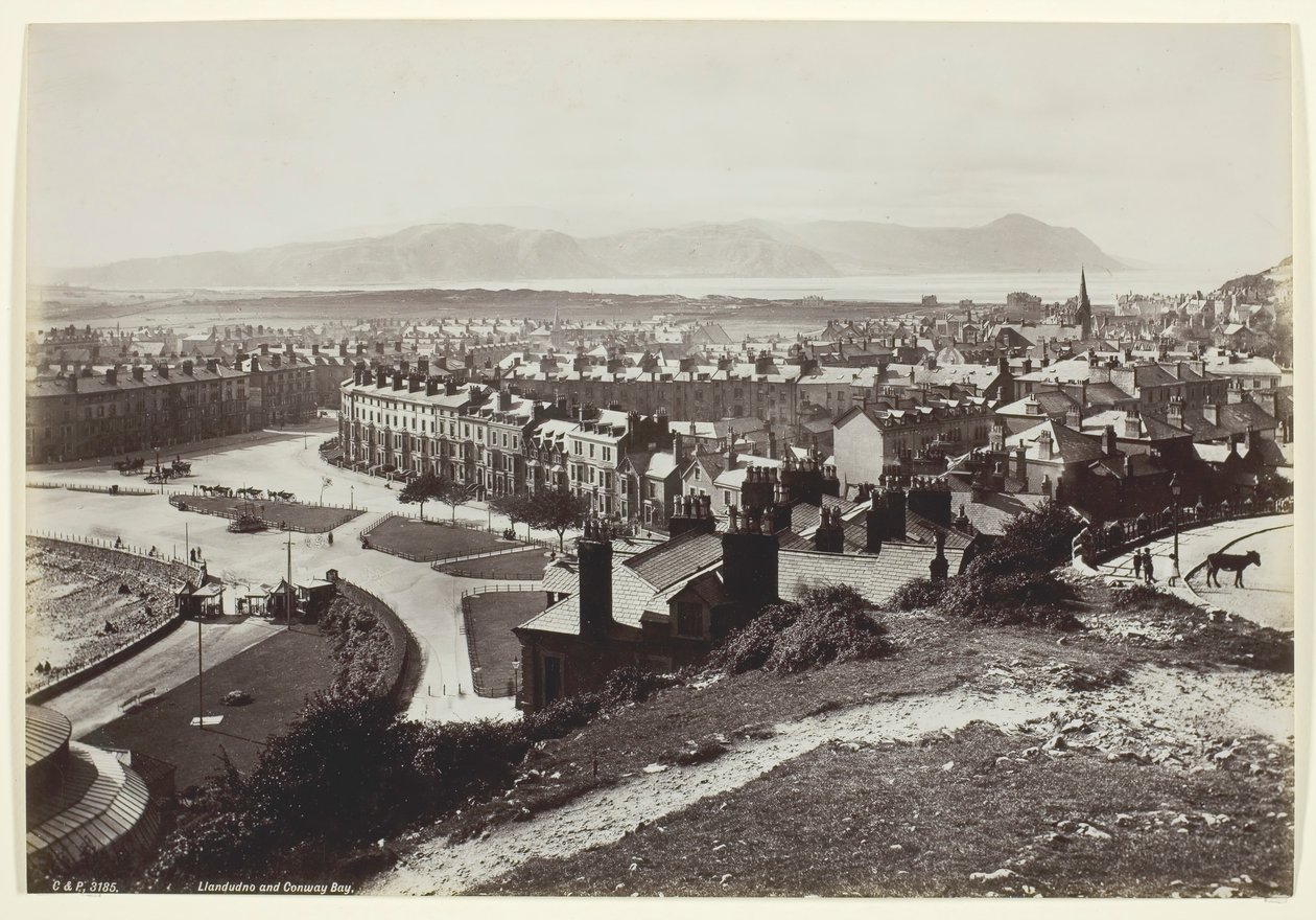 Llandudno och Conway Bay, 186094. av Francis Bedford