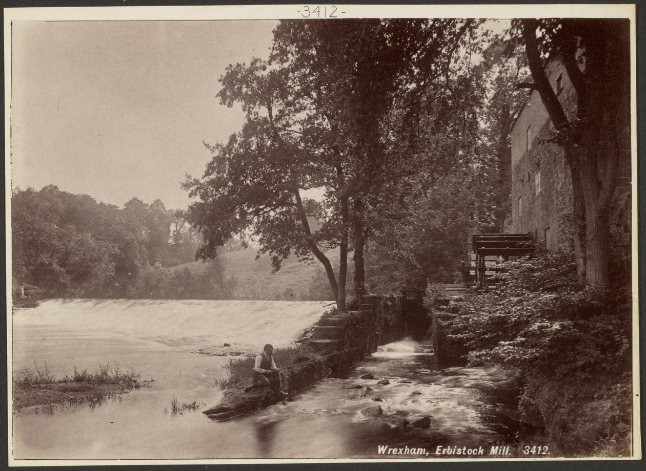 Wrexham, Erbistock Mill av Francis Bedford