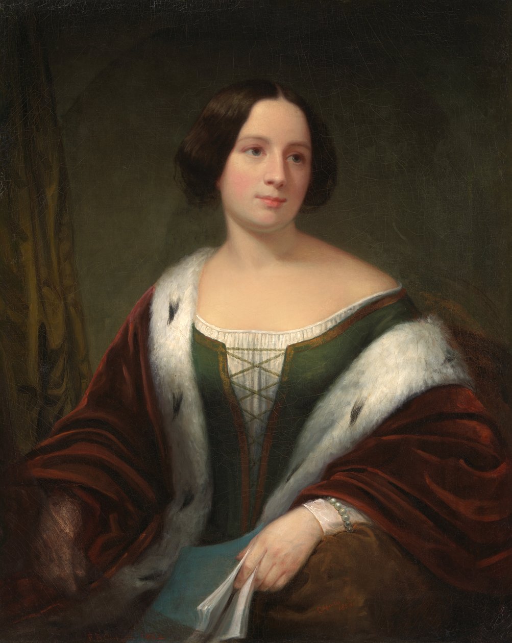 Oidentifierad kvinna, 1852. av Francis Bicknell Carpenter
