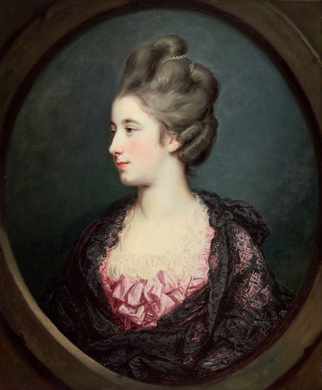 Mrs Thomas Horne, c. 17681770. av Francis Cotes