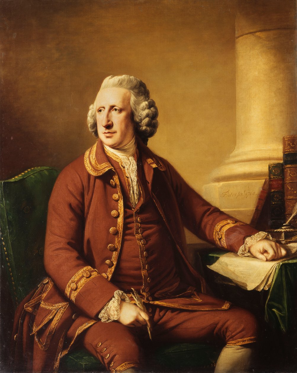 Porträtt av Charles Howard av Francis Cotes