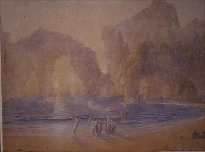 Feer på stranden av Francis Danby