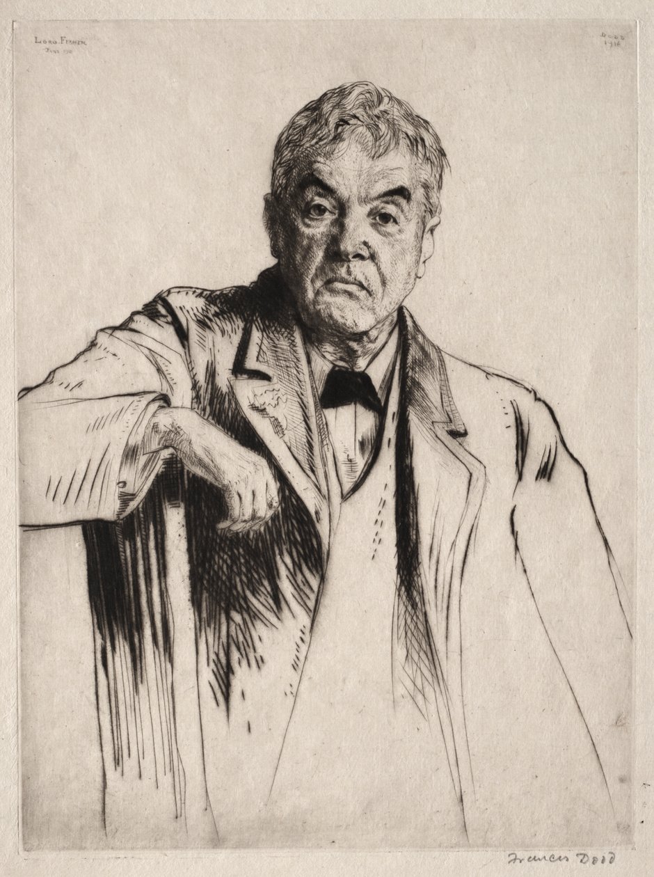 Lord Fisher av Francis Dodd