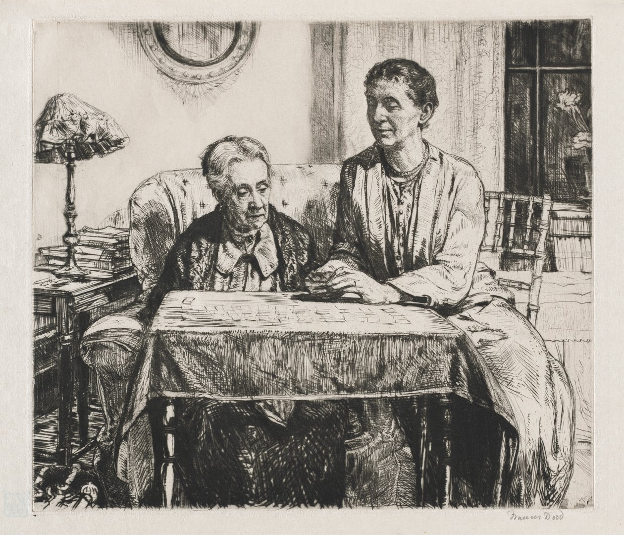 Spelar kort av Francis Dodd