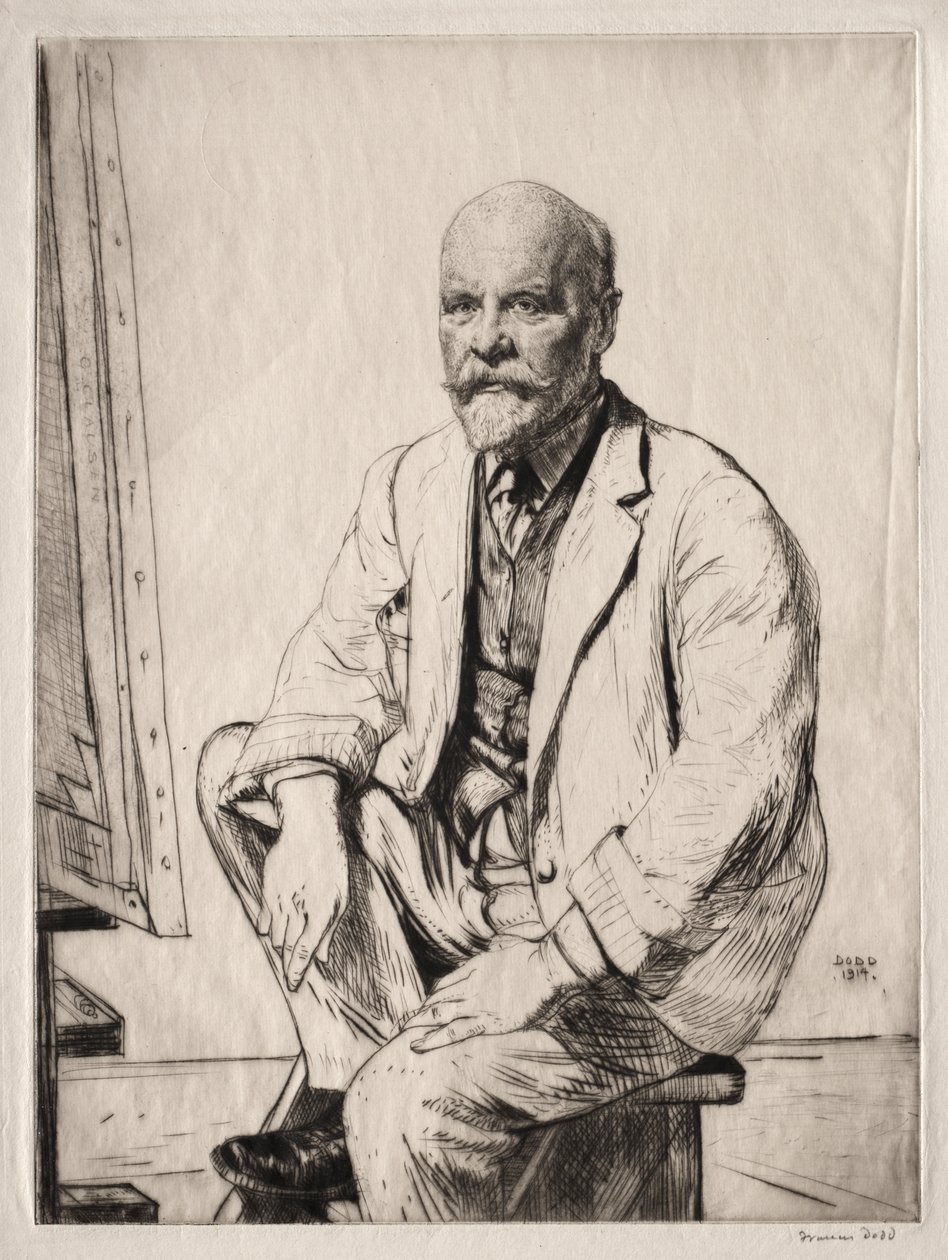 Sir George Claussen av Francis Dodd