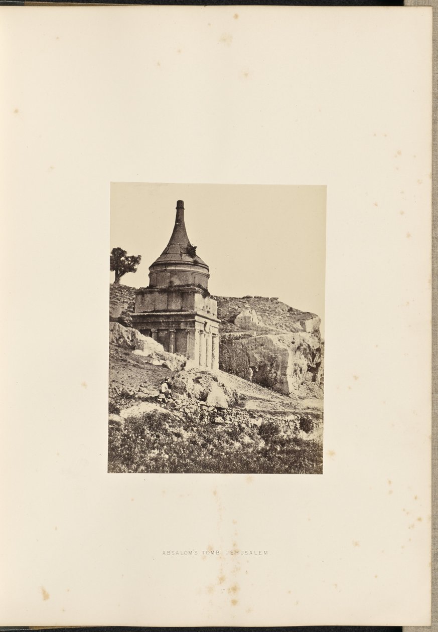 Absaloms grav, Jerusalem av Francis Frith