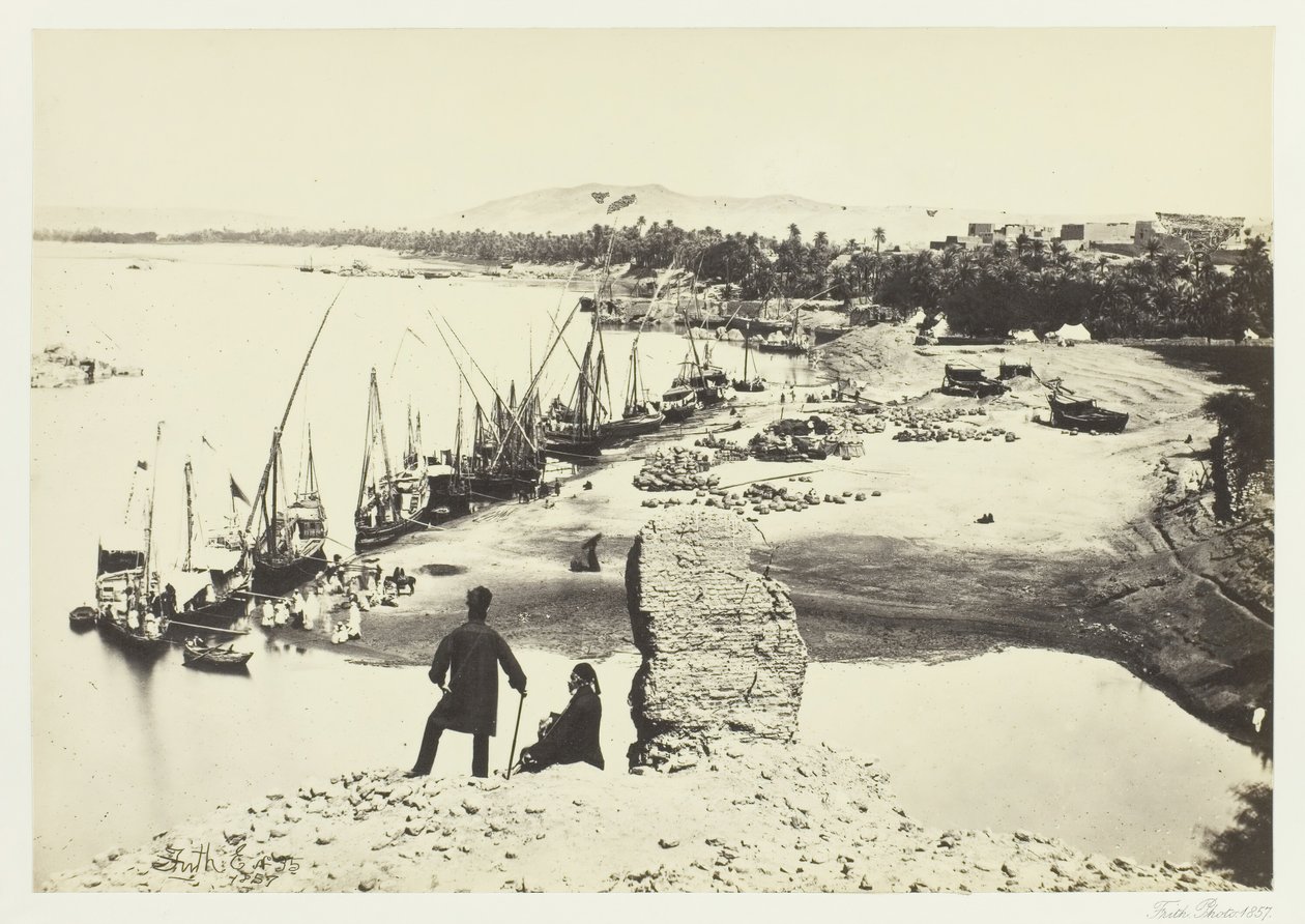 Assuan, 1857. av Francis Frith