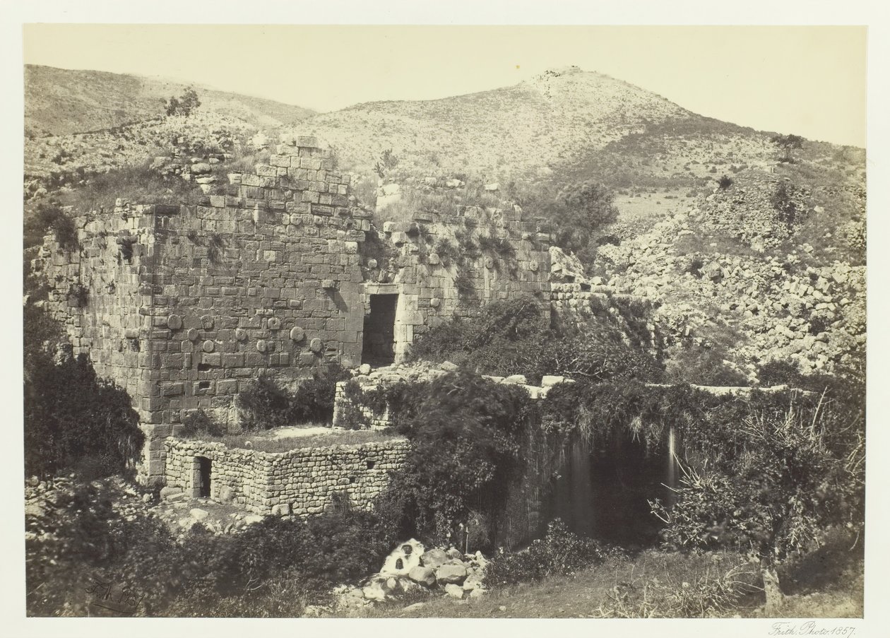 Banias, The Ancient Caesar, Philippi, av Francis Frith