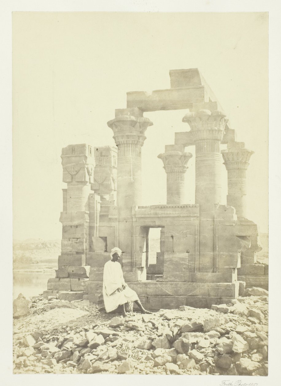 Tidig morgon på Wady Kardassy, Nubia av Francis Frith