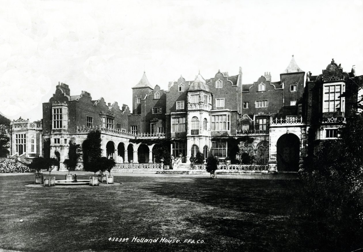 Holland House, ca 1890-talet av Francis Frith