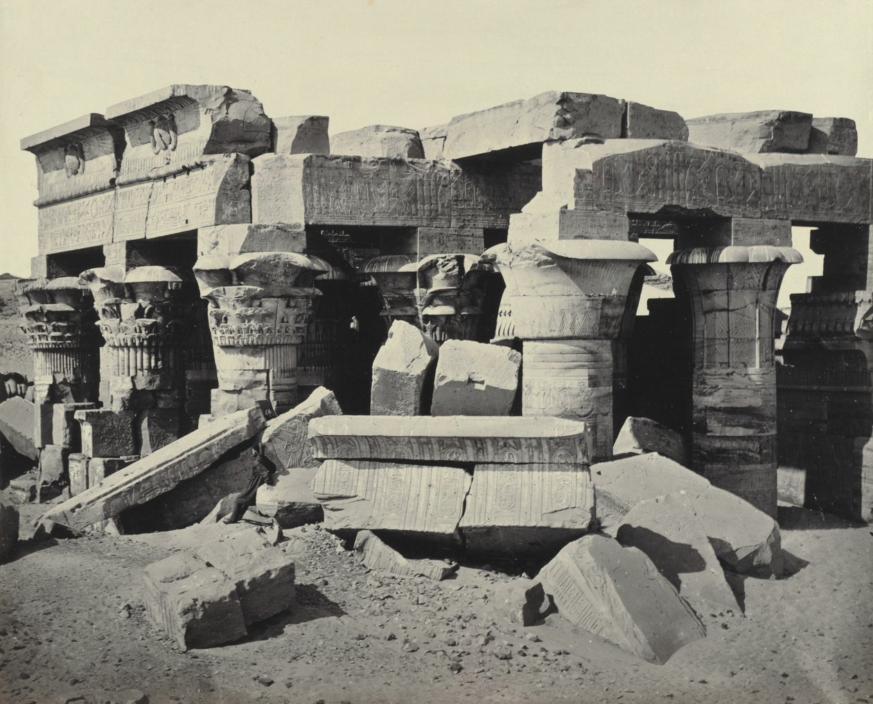 Kom Ombo av Francis Frith