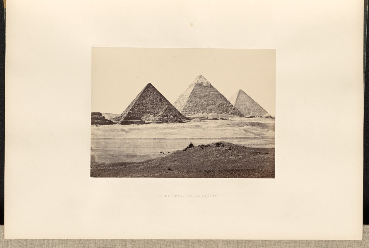 Pyramiderna i El-Geezeh av Francis Frith