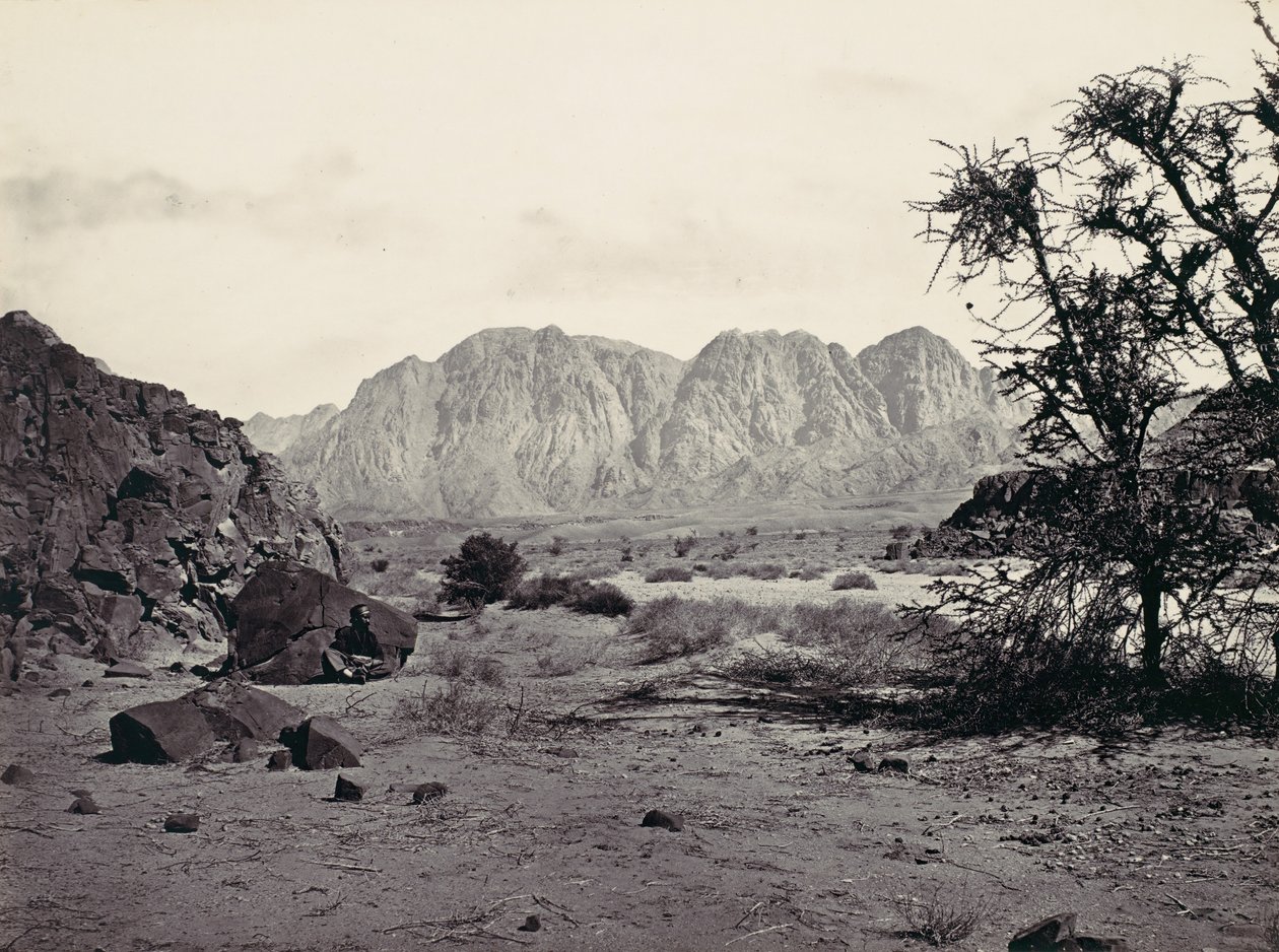 The Written Valley, Sinai, ca. 1857. av Francis Frith
