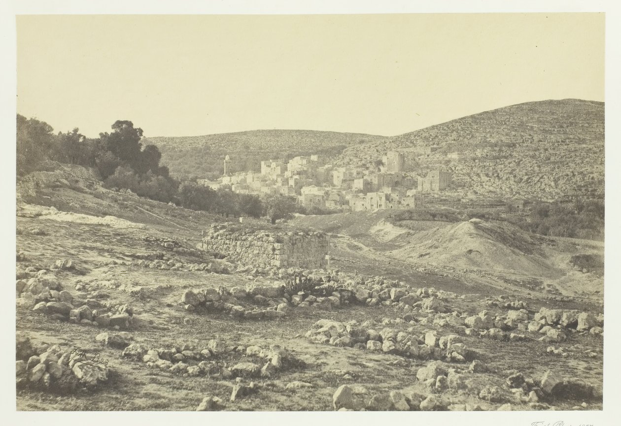 Utsikt över Hebron, 1857. av Francis Frith