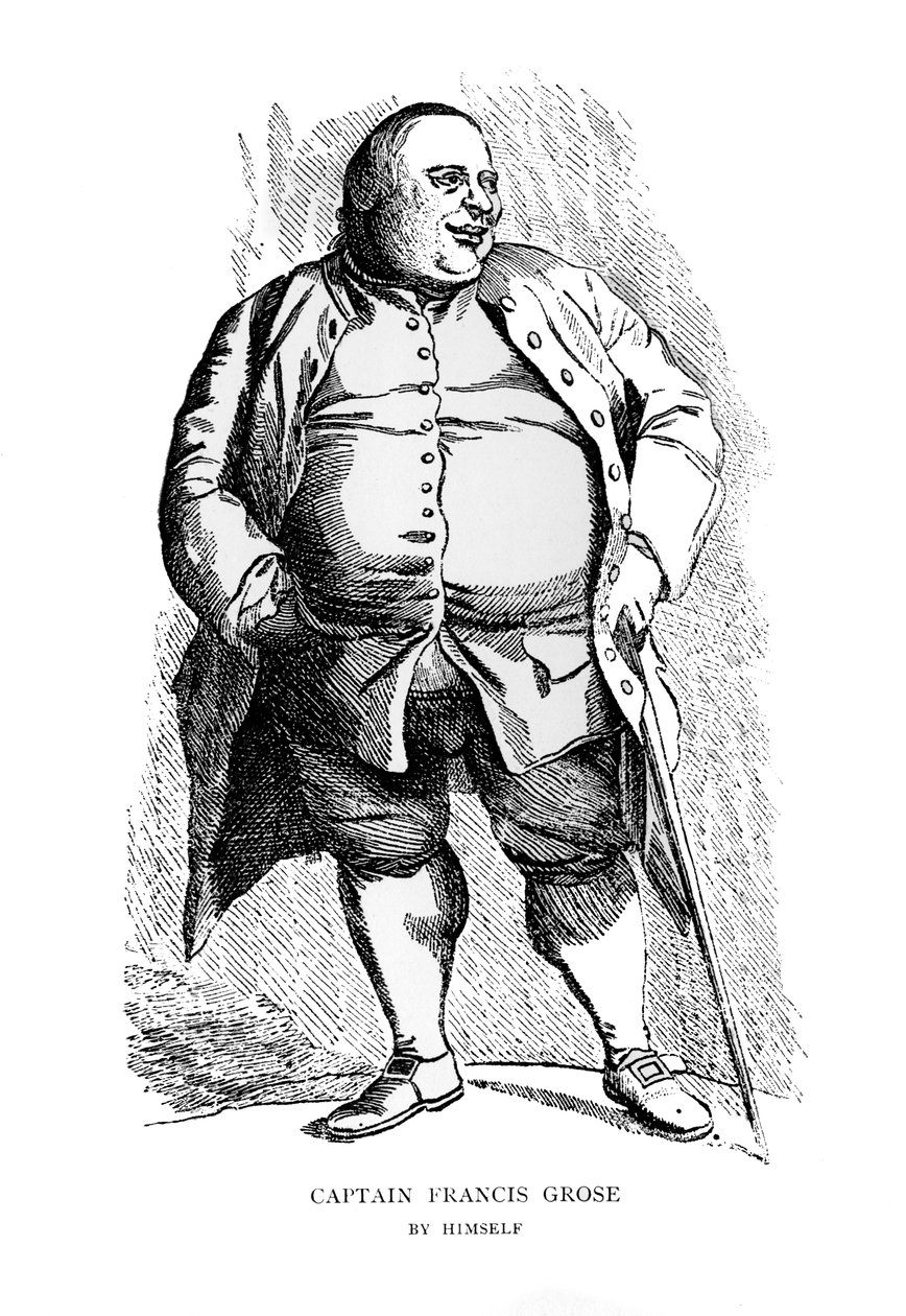 Kapten Francis Grose själv, 1700-talet. av Francis Grose