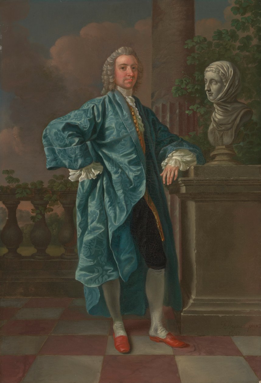 Dr Charles Chauncey, M.D. av Francis Hayman