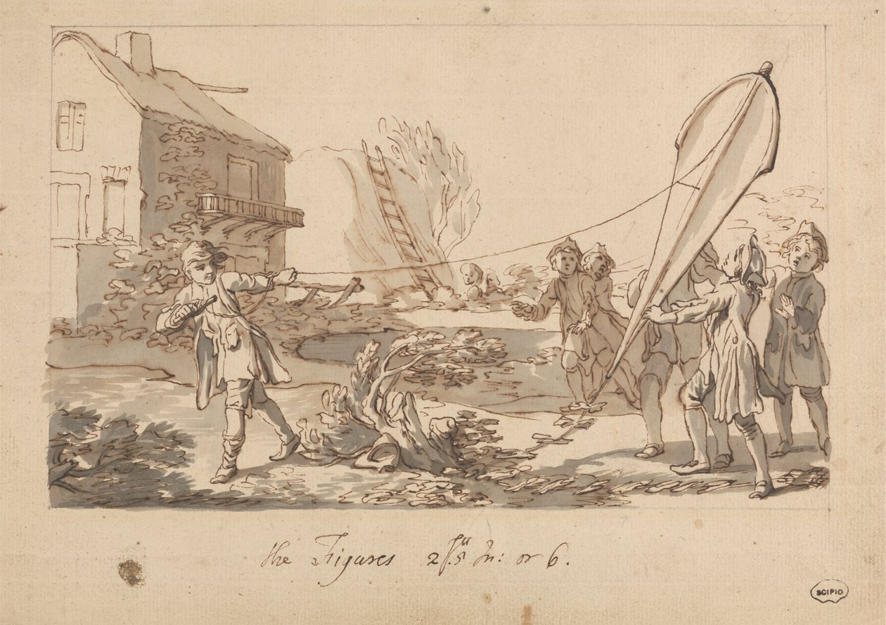 Att flyga draken av Francis Hayman