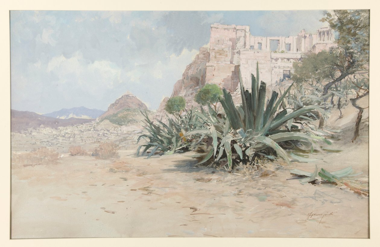 Närmaren till Akropolis av Francis Hopkinson Smith