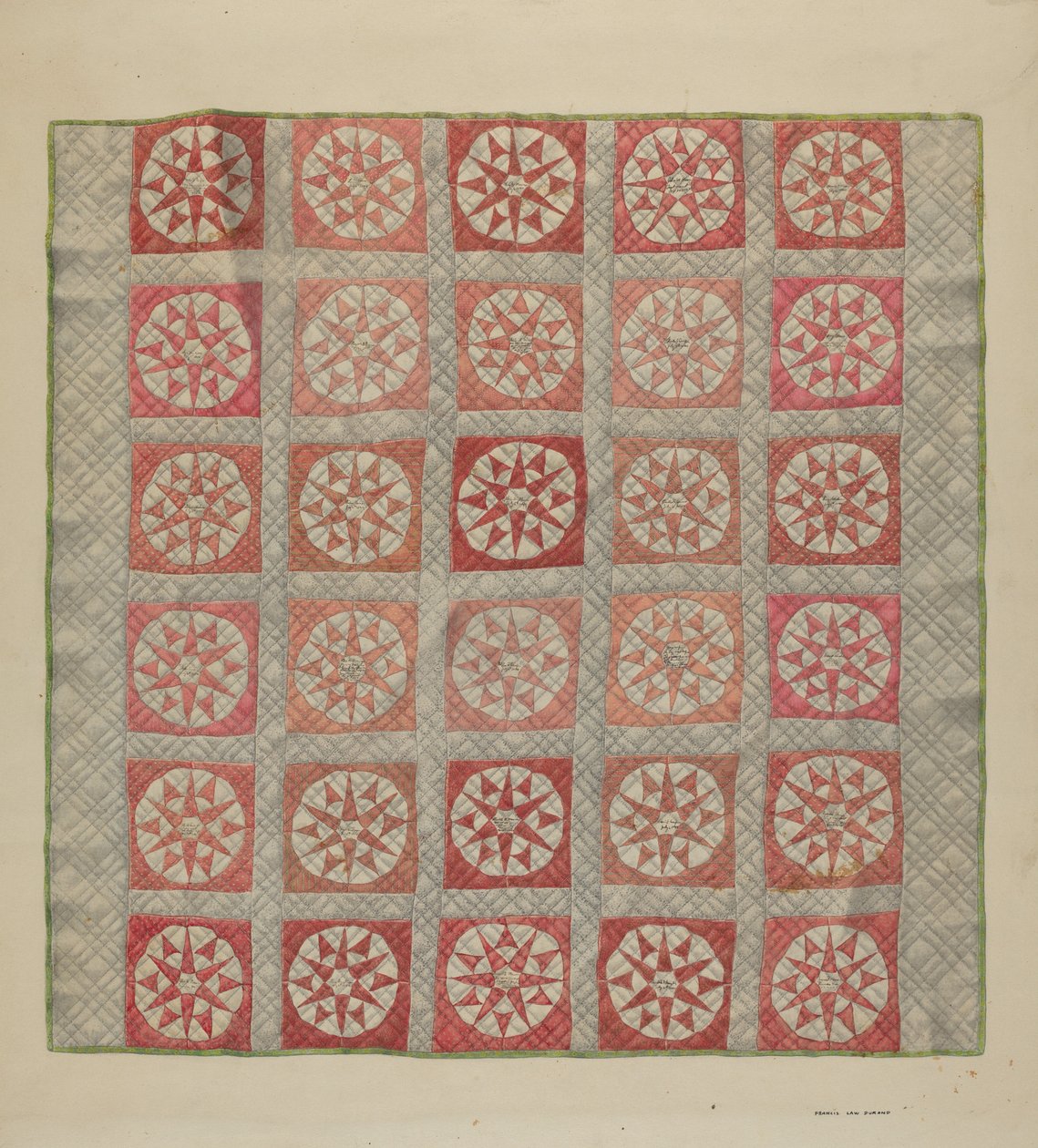 Quilt (Crib Quilt) av Francis Law Durand