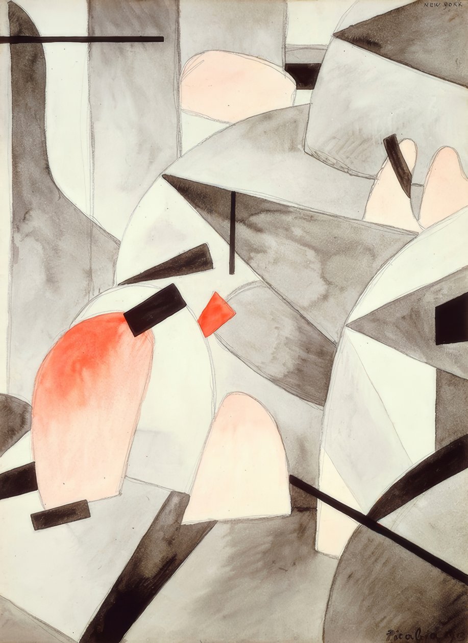 Ingång till New York av Francis Picabia