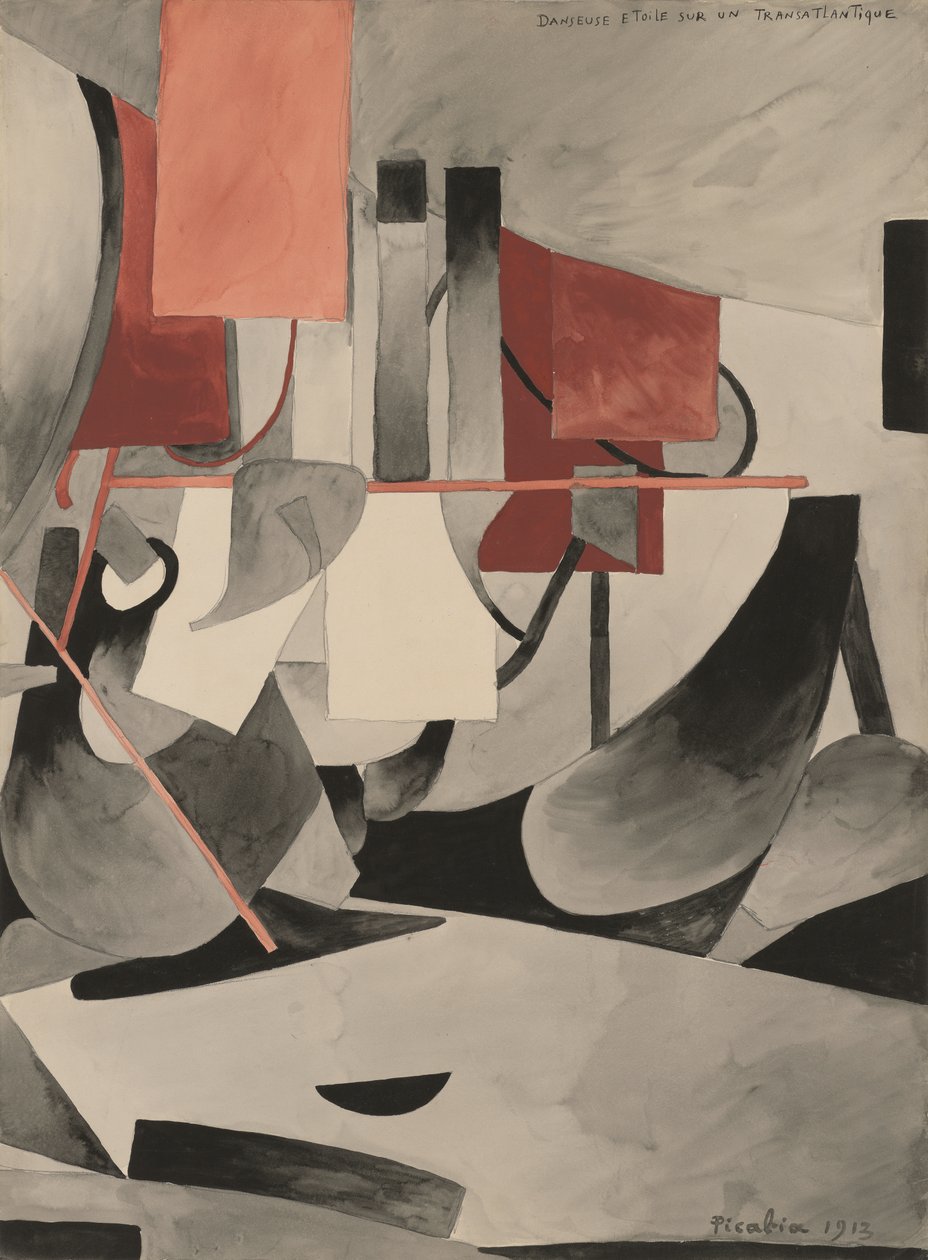 Stjärndansare på en transatlantisk linje av Francis Picabia
