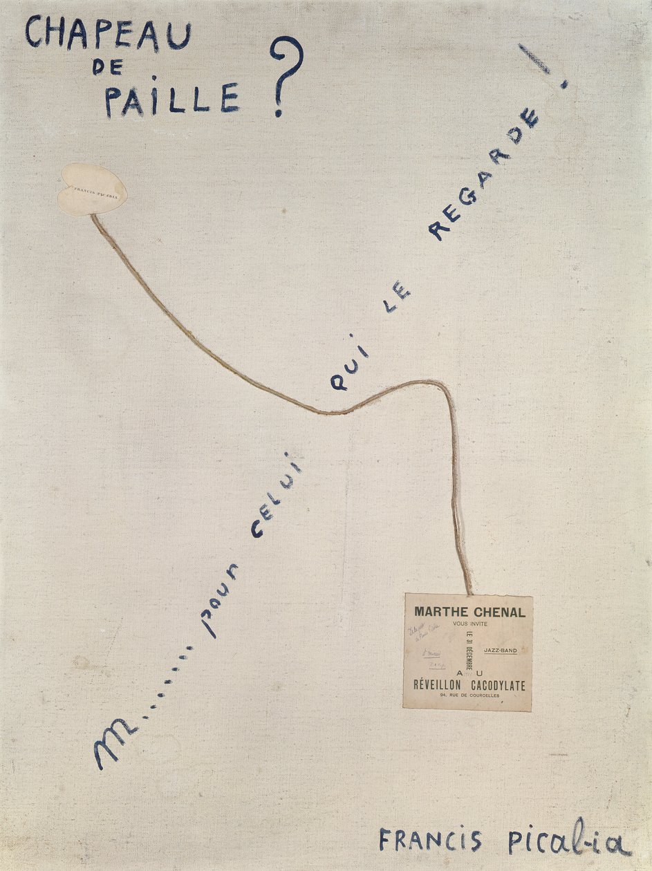 Stråhatt av Francis Picabia