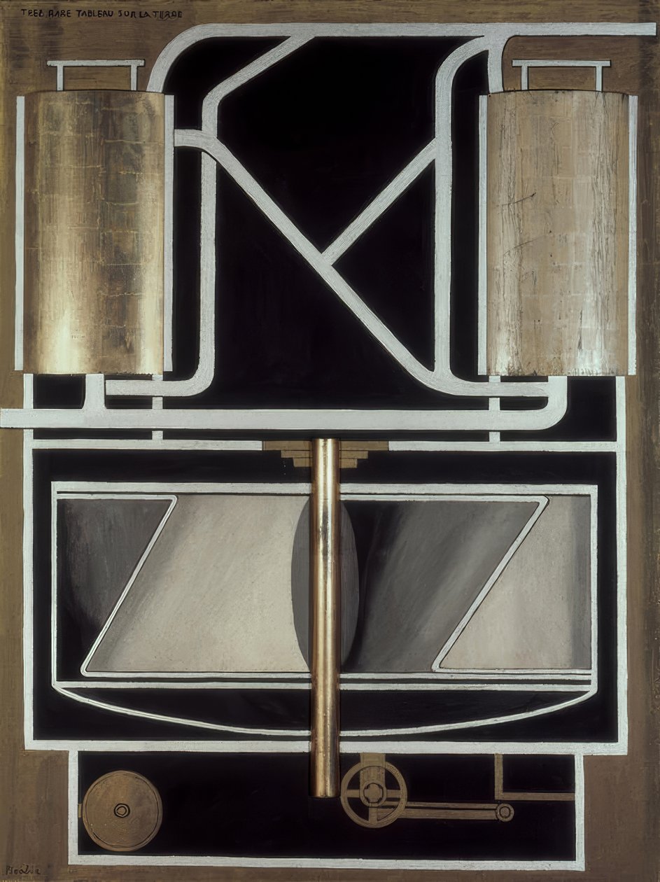 Mycket sällsynt bild på jorden av Francis Picabia
