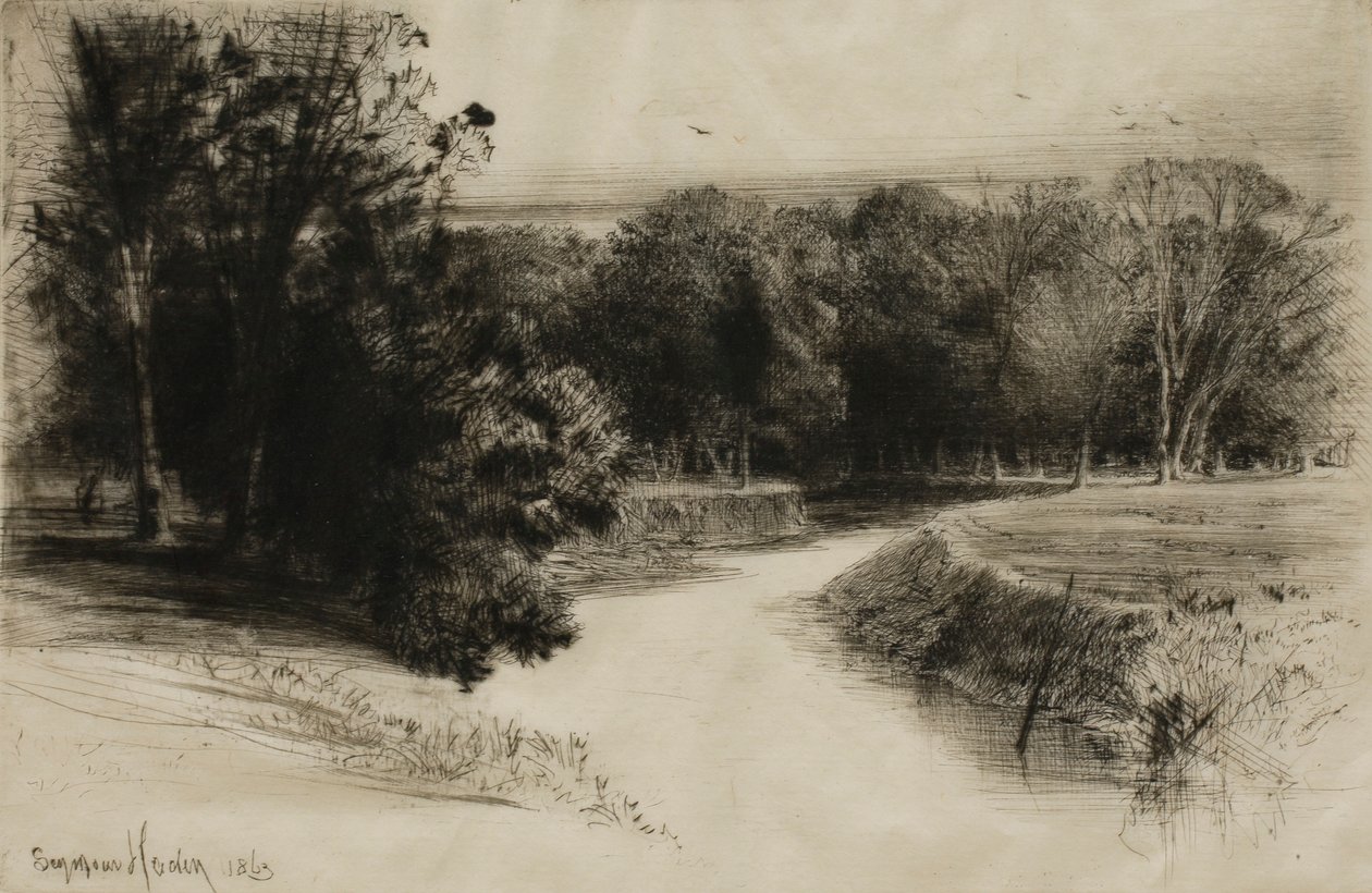 En solnedgång i Irland av Francis Seymour Haden