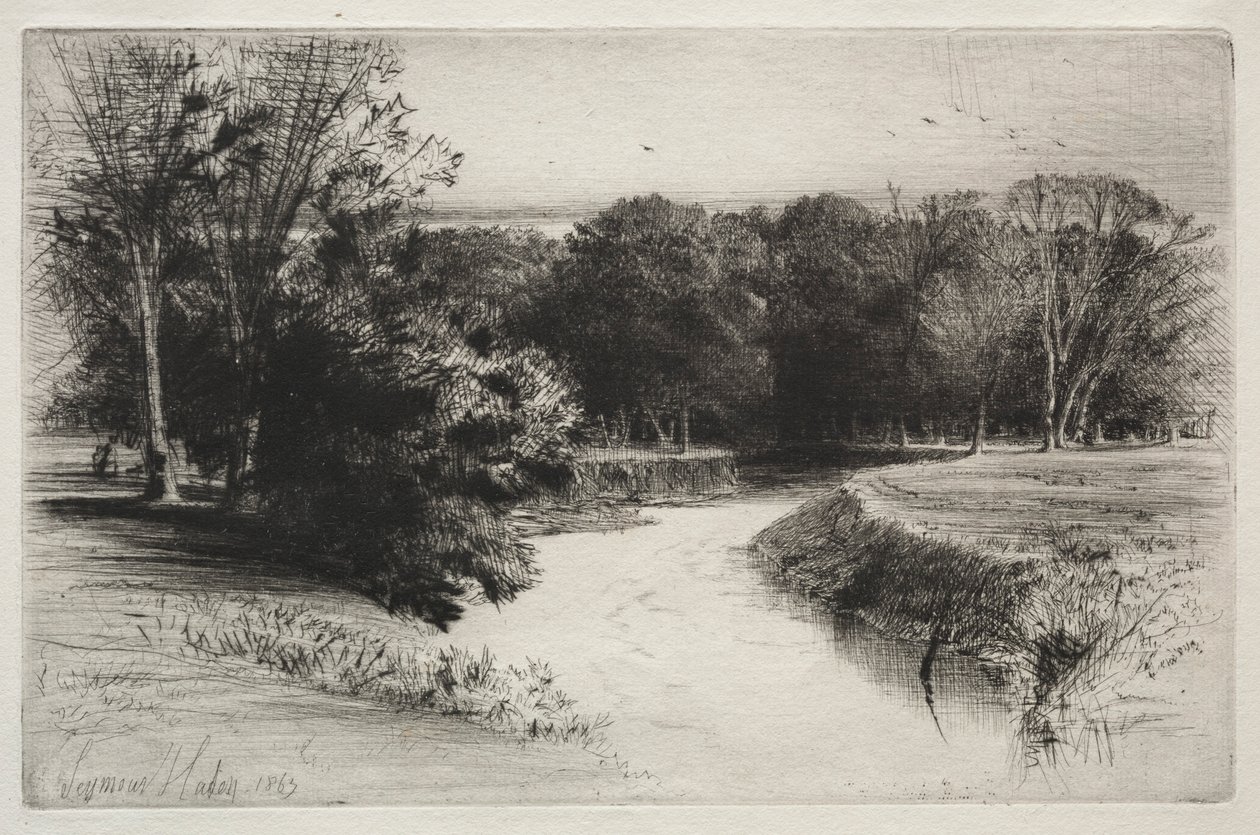 En solnedgång i Irland, 1863. av Francis Seymour Haden