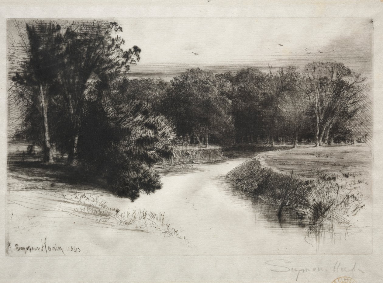 En solnedgång i Irland, 1863. av Francis Seymour Haden