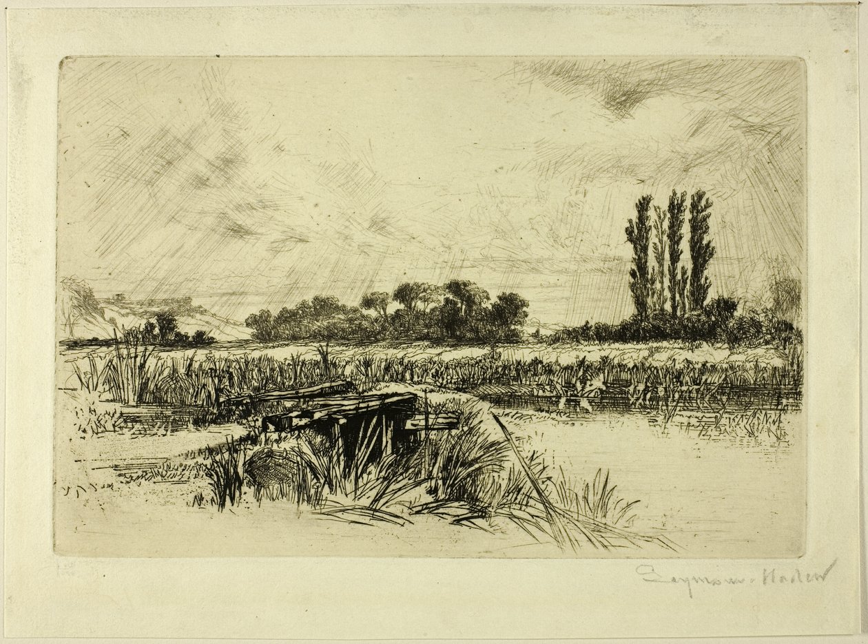 En vattenäng av Francis Seymour Haden