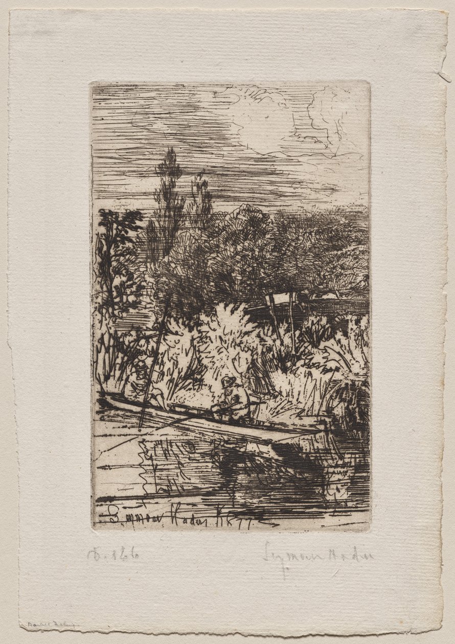 Skivstångsfiske av Francis Seymour Haden