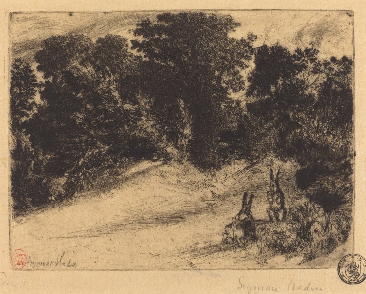 Kamma botten av Francis Seymour Haden