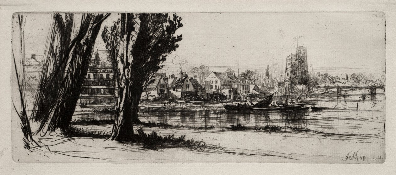 Fulham. av Francis Seymour Haden