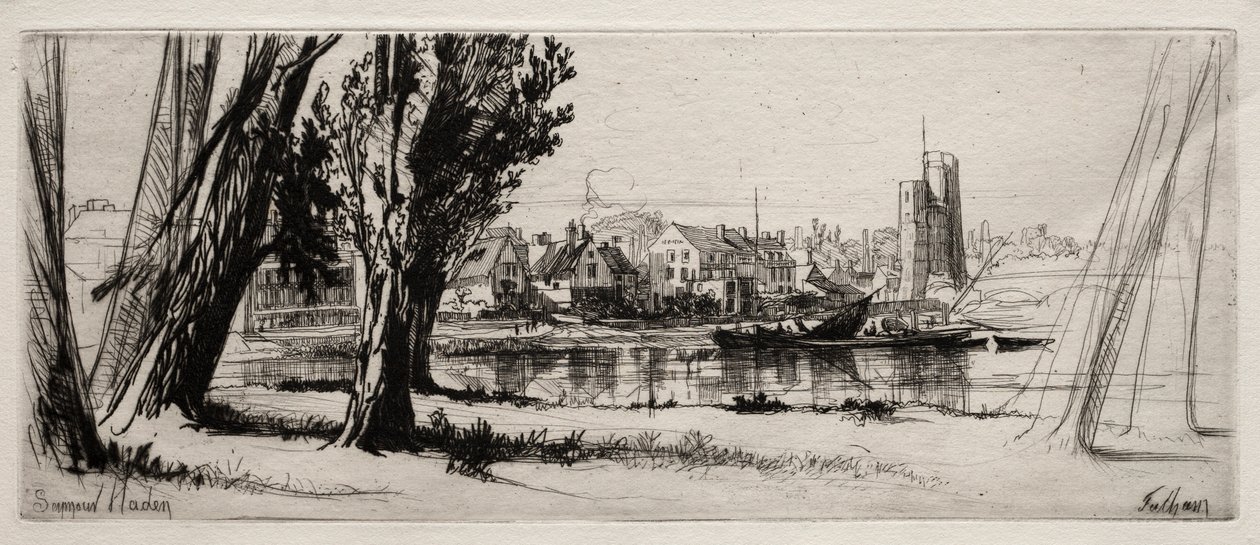Fulham. av Francis Seymour Haden