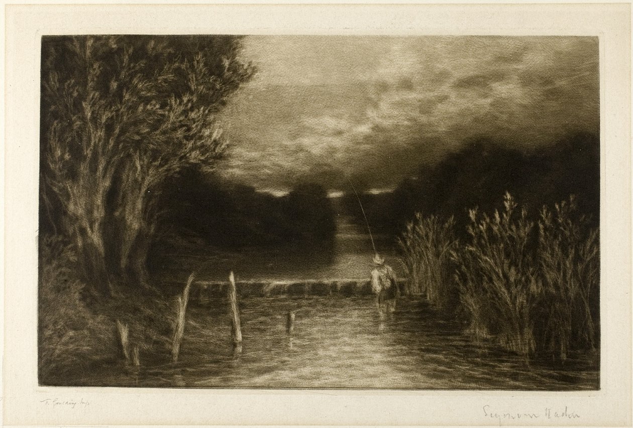 Harrfiske av Francis Seymour Haden