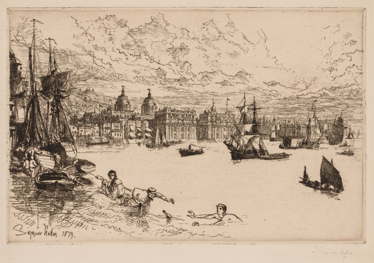Greenwich av Francis Seymour Haden