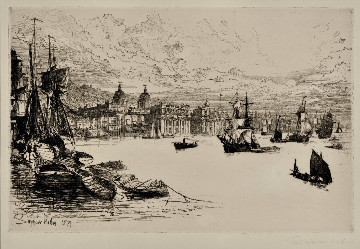Greenwich av Francis Seymour Haden