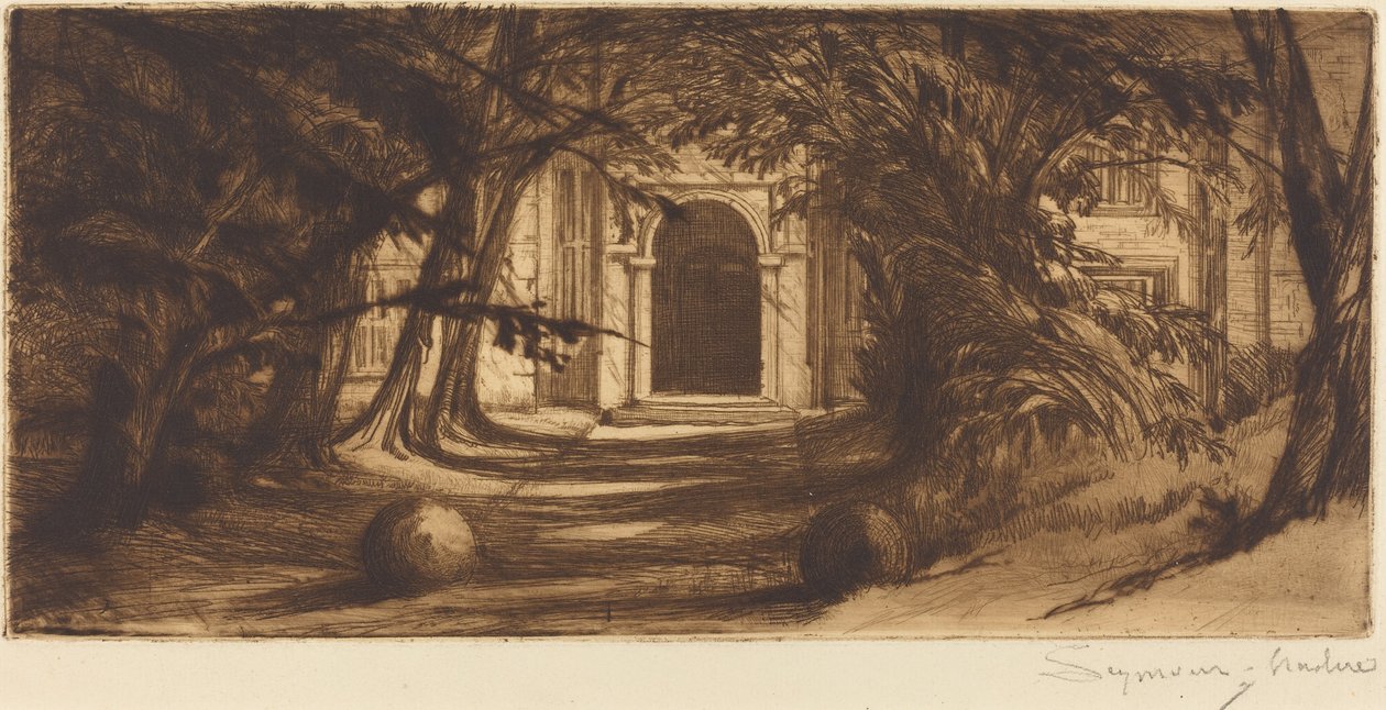 Mytton Hall av Francis Seymour Haden
