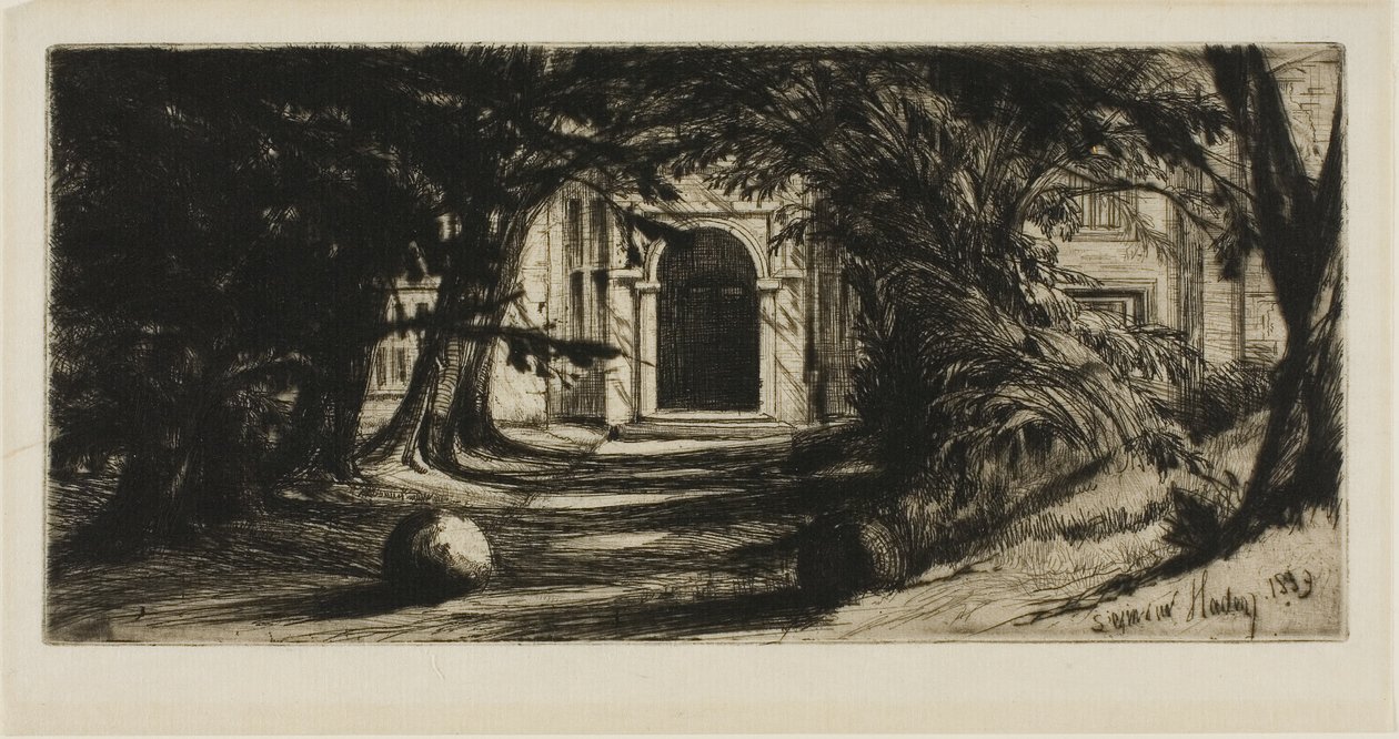 Mytton Hall av Francis Seymour Haden