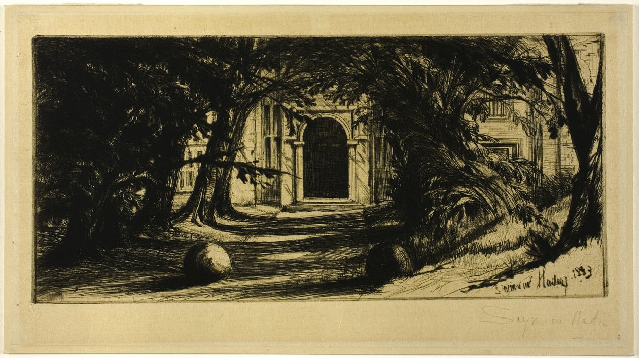 Mytton Hall av Francis Seymour Haden