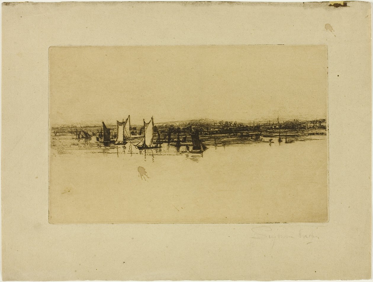 Mittemot The Inn, Purfleet av Francis Seymour Haden